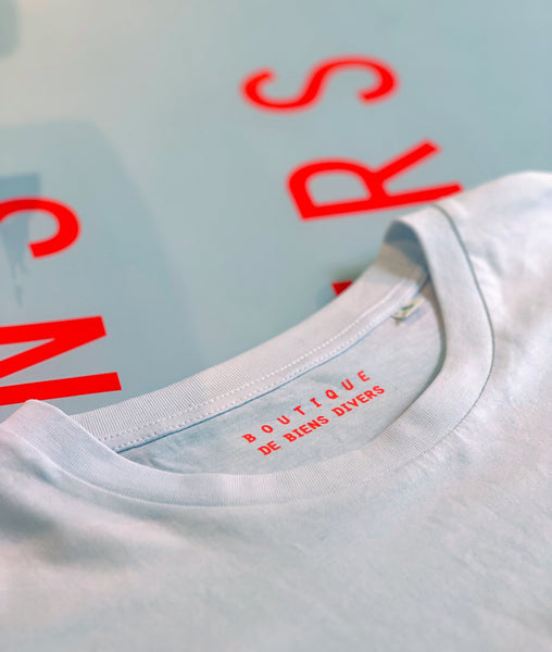 BOUTIQUE DE BIENS DIVERS wide t-shirt white nonp