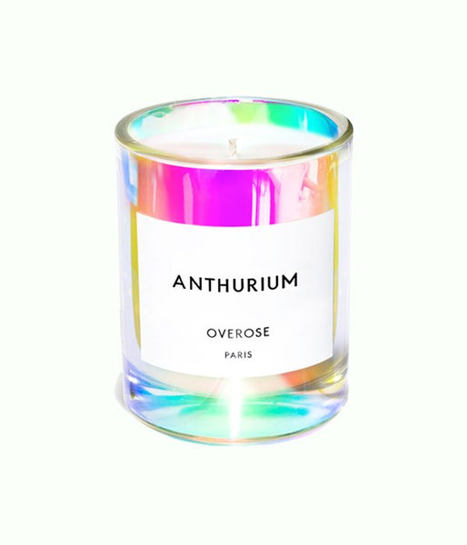 OVEROSE anthurium holo candle