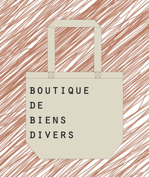 BOUTIQUE DE BIENS DIVERS twill canvas bag nature