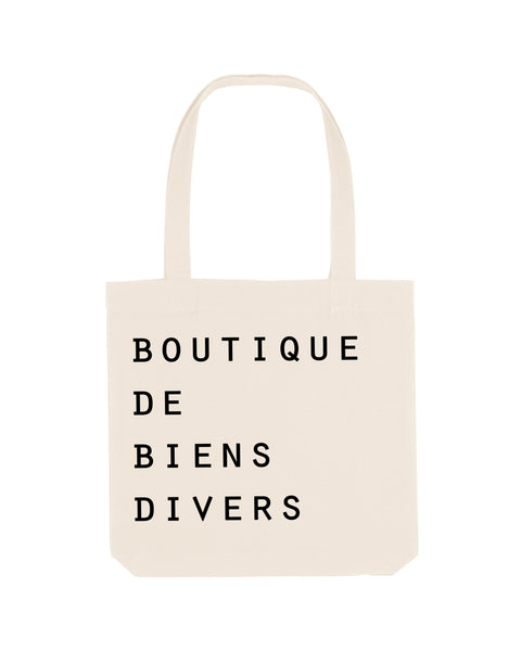 BOUTIQUE DE BIENS DIVERS twill canvas bag nature