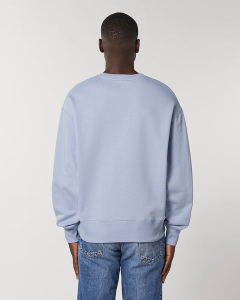 BOUTIQUE DE BIENS DIVERS oversized sweat light blue neon