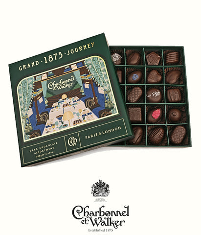 Charbonnel et Walker Grand 1875 Christmas Chocolate&Truffle Assortment – 25 Pieces green
