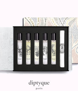 DIPTYQUE pre-composed set of five perfumes each 7.5ml