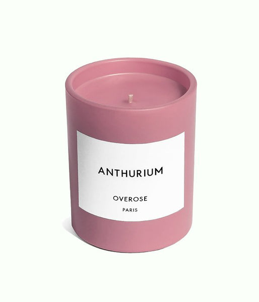 OVEROSE anthurium candle