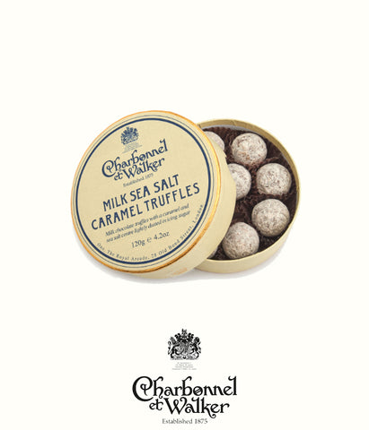 Charbonnel et Walker milk sea salt caramel truffles 120gr